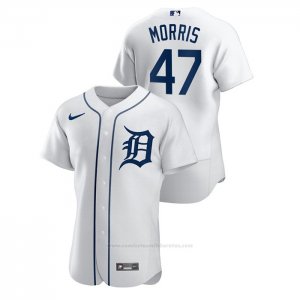 Camiseta Beisbol Hombre Detroit Tigers Jack Morris Authentic Blanco