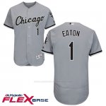 Camiseta Beisbol Hombre Chicago White Sox 1 Adam Eaton Gris Autentico Coleccion Flex Base
