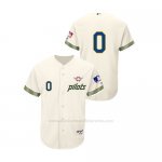 Camiseta Beisbol Hombre Seattle Mariners Mallex Smith Turn Back The Clock Autentico Cream