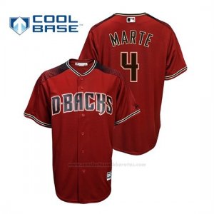 Camiseta Beisbol Hombre Arizona Diamondbacks Ketel Marte Cool Base Alternato Rojo