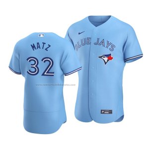 Camiseta Beisbol Hombre Toronto Blue Jays Jays Steven Matz Autentico Alterno Azul