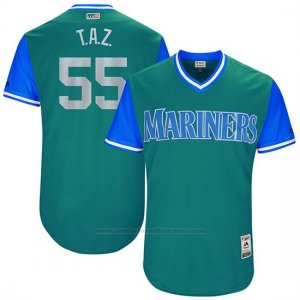 Camiseta Beisbol Hombre Seattle Mariners 2017 Little League World Series Tony Zych Aqua