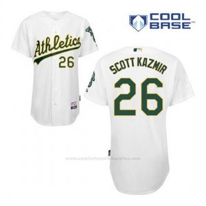 Camiseta Beisbol Hombre Oakland Athletics Scott Kazmir 26 Blanco 1ª Cool Base