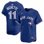Camiseta Beisbol Hombre Toronto Blue Jays Bo Bichette Alterno Limited Jugador Azul