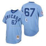 Camiseta Beisbol Hombre Chicago Cubs Alfonso Rivas Autentico 1976 Cooperstown Azul