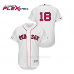 Camiseta Beisbol Hombre Boston Red Sox Mitch Moreland 150th Aniversario Patch Flex Base Blanco