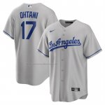 Camiseta Beisbol Hombre Los Angeles Dodgers Shohei Ohtani Segunda Replica Gris