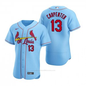 Camiseta Beisbol Hombre St. Louis Cardinals Matt Carpenter Autentico 2020 Alterno Azul