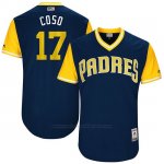Camiseta Beisbol Hombre San Diego Padres 2017 Little League World Series Allen Cordoba Azul