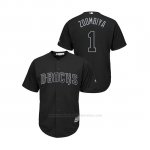 Camiseta Beisbol Hombre Arizona Diamondbacks Jarrod Dyson 2019 Players Weekend Zoombiya Replica Negro
