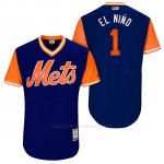 Camiseta Beisbol Hombre New York Mets 2017 Little League World Series Amed Rosario Royal