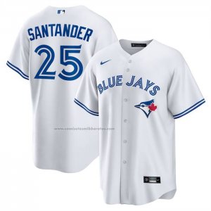 Camiseta Beisbol Hombre Toronto Blue Jays Anthony Santander Primera Replica Blanco