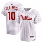 Camiseta Beisbol Hombre Philadelphia Phillies JT Realmuto Primera Limited Blanco