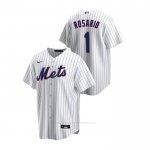 Camiseta Beisbol Hombre New York Mets Amed Rosario Replica Primera Blanco