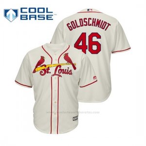 Camiseta Beisbol Hombre St. Louis Cardinals Paul Goldschmidt Cool Base Majestic Alternato Crema