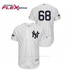 Camiseta Beisbol Hombre New York Yankees Dellin Betances 2019 Postseason Flex Base Blanco