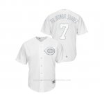 Camiseta Beisbol Hombre Cincinnati Reds Eugenio Suarez 2019 Players Weekend Bolibomba Suarez Replica Blanco