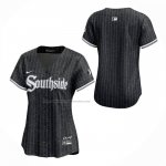 Camiseta Beisbol Mujer Chicago White Sox City Connect Limited Negro