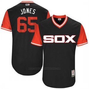 Camiseta Beisbol Hombre Chicago White Sox 2017 Little League World Series 65 Nate Jones Negro