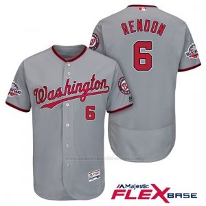 Camiseta Beisbol Hombre Washington Nationals Anthony Rendon Gris 2018 All Star Flex Base