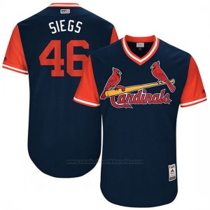 Camiseta Beisbol Hombre St. Louis Cardinals 2017 Little League World Series Kevin Siegrist Azul