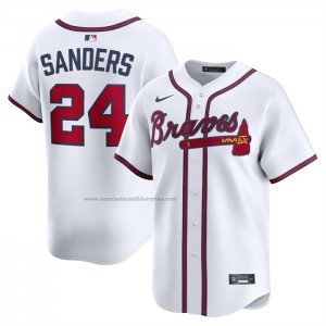 Camiseta Beisbol Hombre Atlanta Braves Deion Sanders Limited Blanco