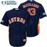 Camiseta Beisbol Hombre Houston Astros 2017 Postemporada Lance Mccullers Azul Cool Base