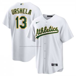 Camiseta Beisbol Hombre Oakland Athletics Gio Urshela Primera Replica Blanco
