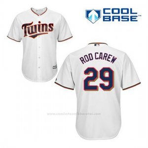 Camiseta Beisbol Hombre Minnesota Twins Rod Carew 29 Blanco 1ª Cool Base