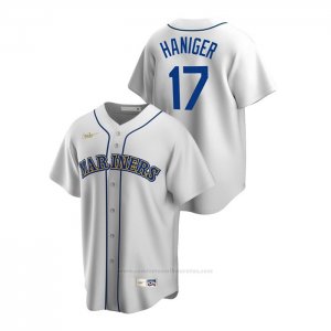 Camiseta Beisbol Hombre Seattle Mariners Mitch Haniger Cooperstown Collection Primera Blanco
