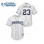 Camiseta Beisbol Hombre San Diego Padres Fernando Tatis Jr. Cool Base Majestic Home Blanco