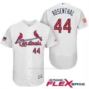 Camiseta Beisbol Hombre St. Louis Cardinals 2017 Estrellas y Rayas Trevor Rosenthal Blanco Flex Base