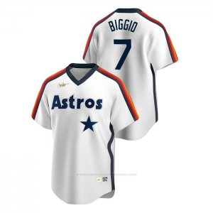 Camiseta Beisbol Hombre Houston Astros Craig Biggio Cooperstown Collection Primera Blanco