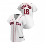 Camiseta Beisbol Mujer Boston Red Sox Andrew Benintendi 2020 Replica Primera Blanco