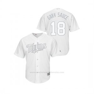 Camiseta Beisbol Hombre Minnesota Twins Mitch Garver 2019 Players Weekend Replica Blanco