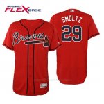 Camiseta Beisbol Hombre Atlanta Braves John Smoltz Flex Base Autentico Collezione Alternato 2019 Rojo