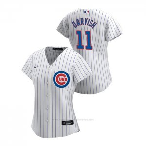 Camiseta Beisbol Mujer Chicago Cubs Yu Darvish 2020 Replica Primera Blanco