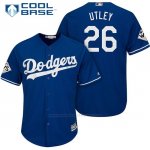 Camiseta Beisbol Hombre Los Angeles Dodgers 2017 World Series Chase Utley Cool Base