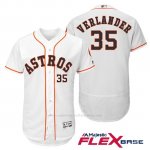 Camiseta Beisbol Hombre Houston Astros 35 Justin Verlander Blanco Flex Base