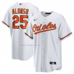 Camiseta Beisbol Hombre Baltimore Orioles Pete Alonso Primera Replica Blanco