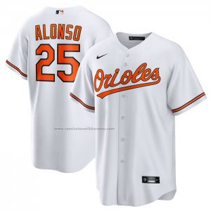 Camiseta Beisbol Hombre Baltimore Orioles Pete Alonso Primera Replica Blanco