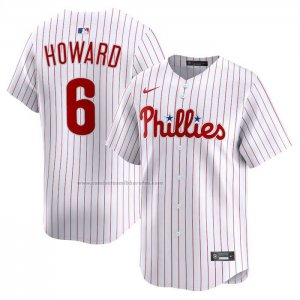 Camiseta Beisbol Hombre Philadelphia Phillies Ryan Howard Limited Blanco