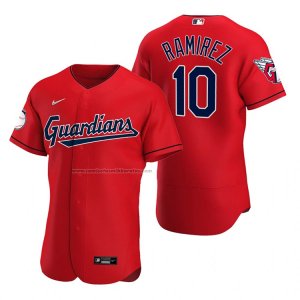 Camiseta Beisbol Hombre Cleveland Guardians Harold Ramirez Autentico Alterno Rojo