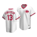 Camiseta Beisbol Hombre Cincinnati Reds Dave Concepcion Cooperstown Collection Primera Blanco