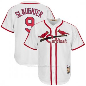 Camiseta Beisbol Hombre St. Louis Cardinals Mens Enos Slaughter Blanco Cooperstown Coleccion