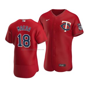 Camiseta Beisbol Hombre Minnesota Twins Kenta Maeda Autentico Alterno Rojo