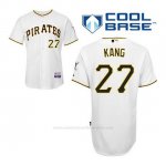 Camiseta Beisbol Hombre Pittsburgh Pirates Jung Ho Kang 27 Blanco 1ª Cool Base