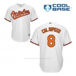 Camiseta Beisbol Hombre Baltimore Orioles 8 Cal Ripken Blanco 1ª Cool Base