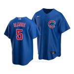 Camiseta Beisbol Nino Chicago Cubs Albert Almora Jr. Replica Alterno 2020 Azul