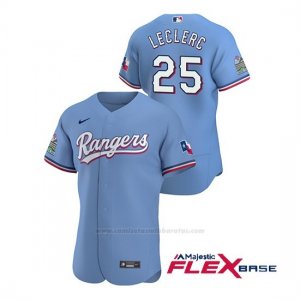 Camiseta Beisbol Hombre Texas Rangers Jose Leclerc Autentico 2020 Alternato Azul
